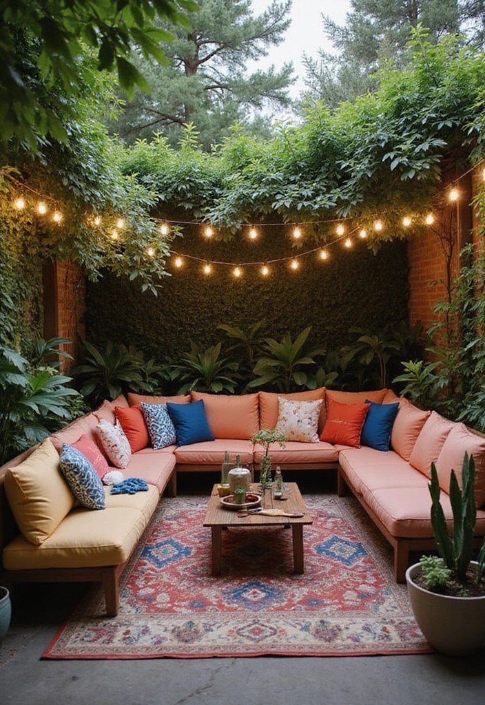 15 Bohemian Vibes Decor Ideas That'll Make You Feel Like You've Stepped into a 70s Dream! - 15. Outdoor Bohemian Spaces