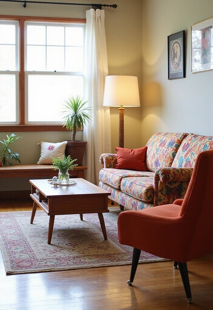 15 Bohemian Vibes Decor Ideas That'll Make You Feel Like You've Stepped into a 70s Dream! - 3. Funky Furniture Finds