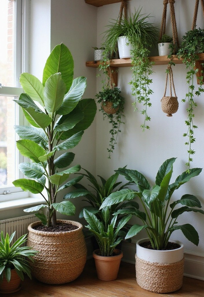 15 Bohemian Vibes Decor Ideas That'll Make You Feel Like You've Stepped into a 70s Dream! - 6. Lush Indoor Plants