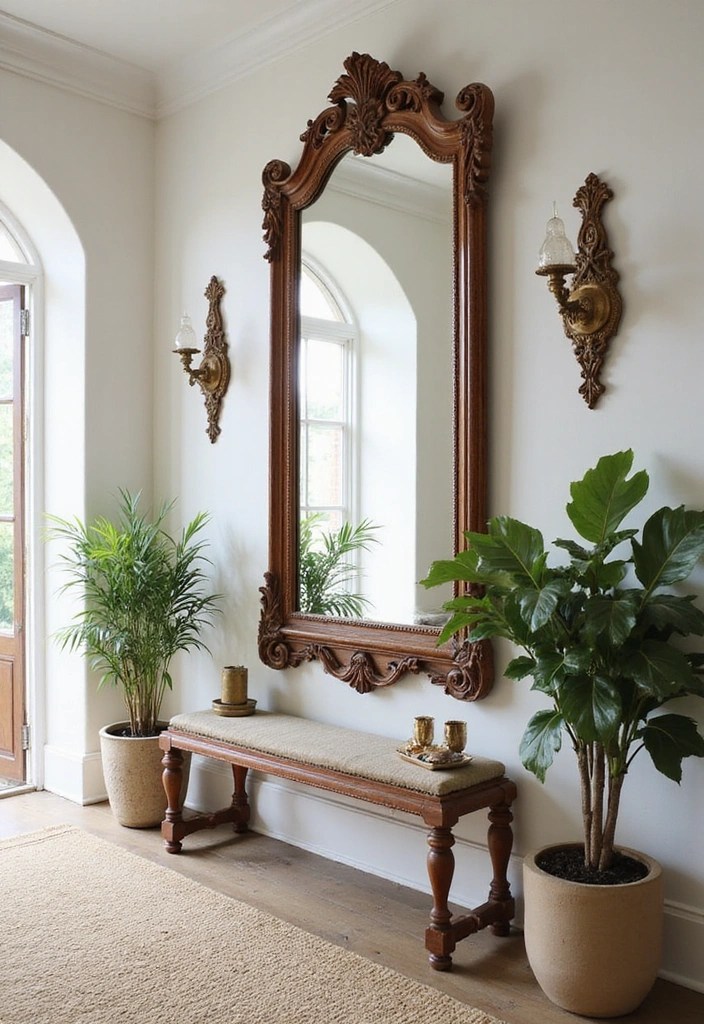 17 Budget Vintage Decor Tips That'll Make Your Home Look Priceless! - 8. Vintage Mirrors to Open Up Space